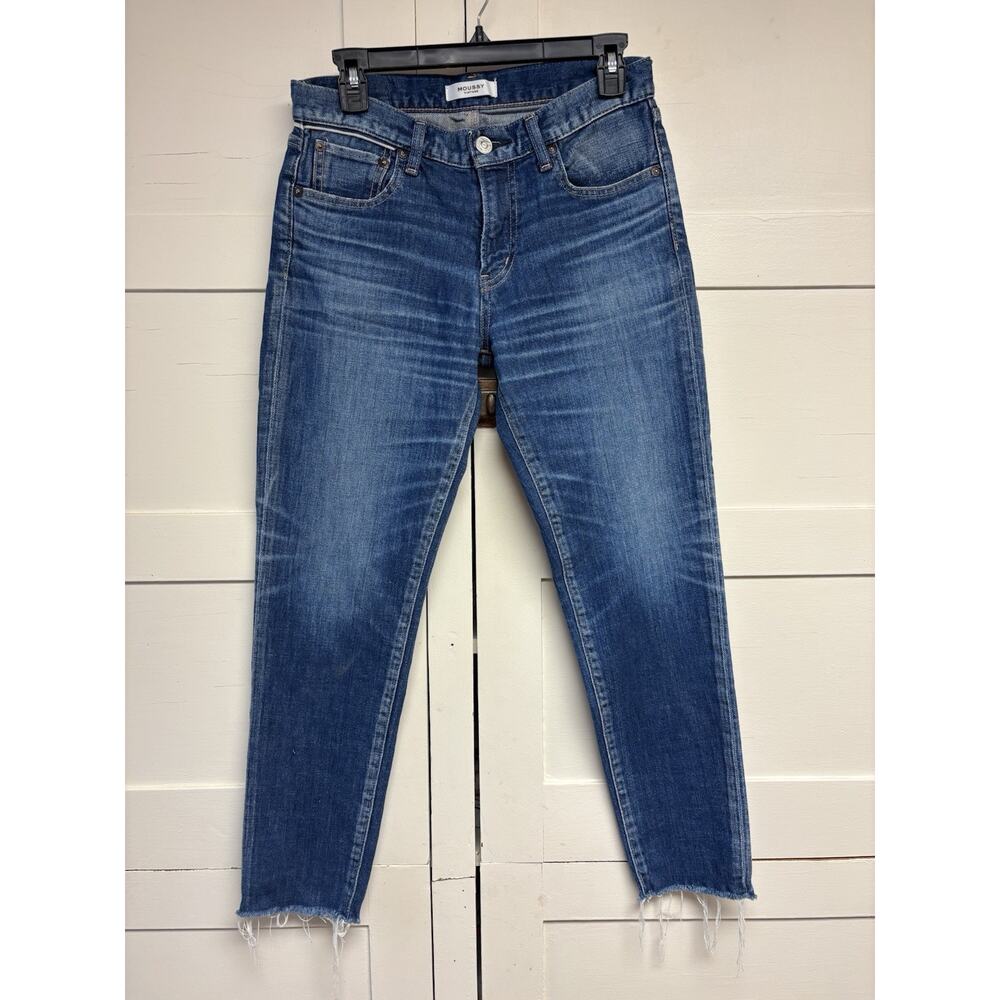 Moussy Vintage Women's Jeans 27 li Howa Distressed denim Japanese Straight